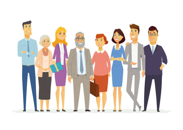 Office Team Modern Vector Business Cartoon Characters Illustration Stock Illustration - Download Image Now - iStock Office Team Modern Vector Business Cartoon Characters Illustration Stock Illustration - Download Image Now - iStock