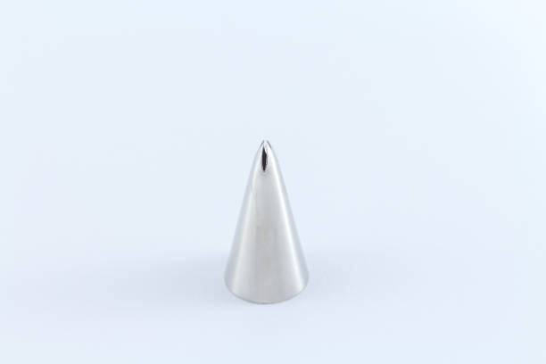 istock Pastry Icing Tip End Nozzle for icing top of pastry cake or pie isolated on white background 841486170