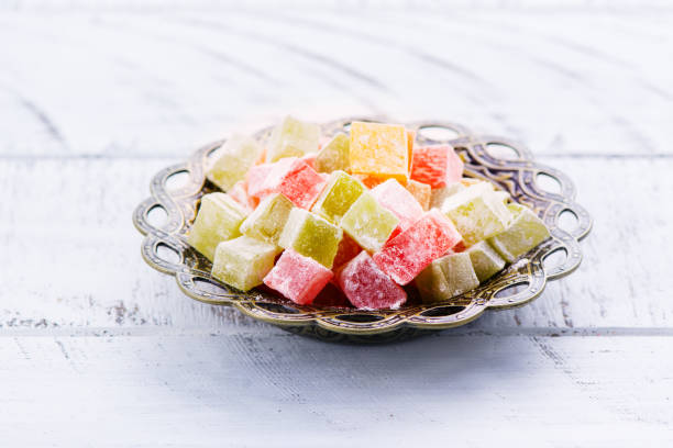 istock Traditional eastern dessert rahat lokum 841493610