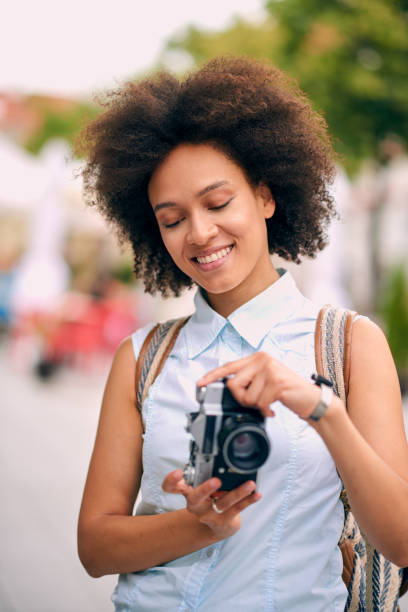 istock Mixed race tourist taking photo 841502292