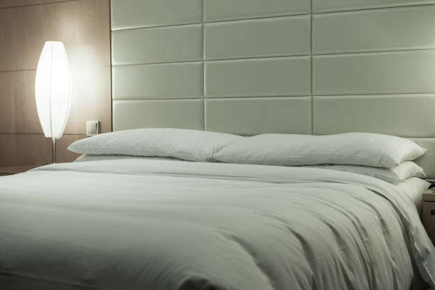 istock Elegant and comfortable bedroom interior 841502508
