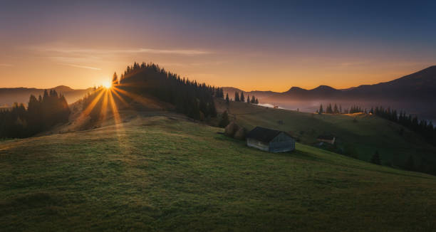 istock Ukraine. Carpathians. Dzembronya. Sunrise at Mount Stepansky 841519900