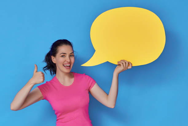 istock woman with cartoon speech 841538154