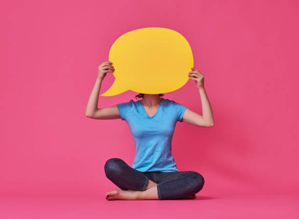 istock woman with cartoon speech 841538166