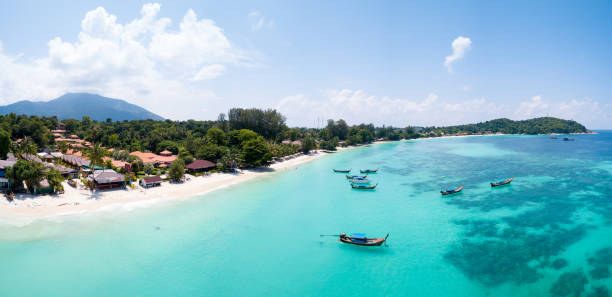 istock Aerial View Over Water Ko Lipe Beach Thailand 841538288