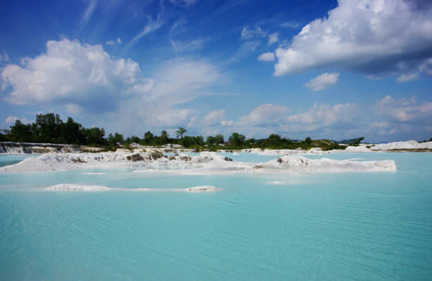 istock Man-made artificial blue lake Kaolin on Belitung Island 841538986