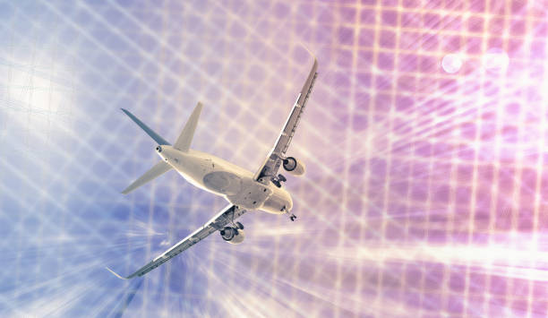 istock Airliner in motion in sky 841544492