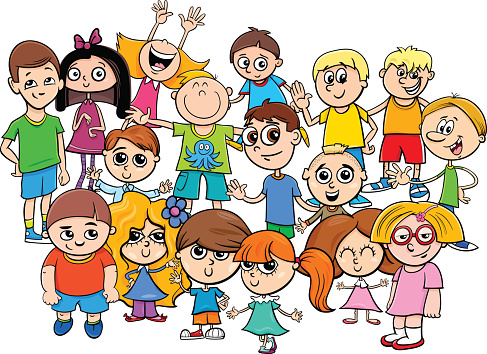 Children Characters Group Cartoon Illustration Stock Illustration - Download Image Now - Boys, Cartoon, Characters - iStock Children Characters Group Cartoon Illustration Stock Illustration - Download Image Now - Boys, Cartoon, Characters - iStock