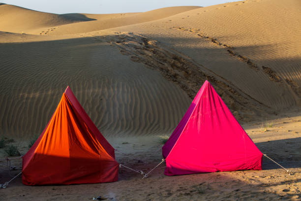 istock colorful tents for night stay 841557832