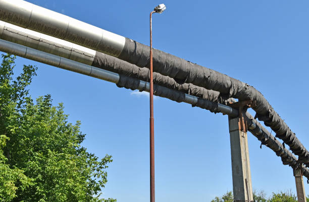 istock Pipeline of the power station 841580352