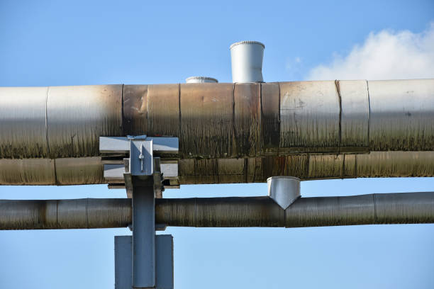 istock Pipeline of the power station 841580500