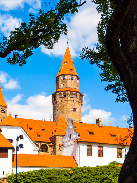 istock Romantic medieval castle Bouzov in Czech Republic 841580548