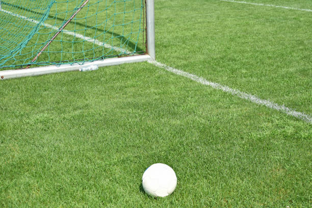 istock Soccer field and goal 841580576