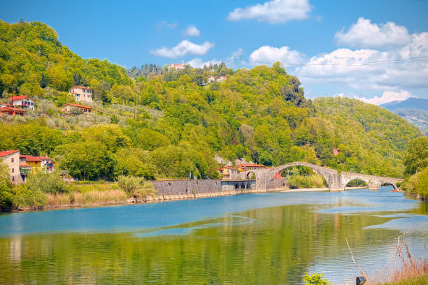 istock Bridge of the Devil (Ponte della Maddalena), Garfagnana, Lucca 841581608