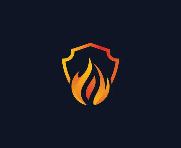 Vector illustration of Flame icon