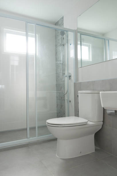 istock water closet in bathroom 841588486