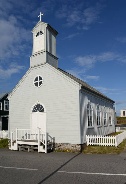 istock Church at Stykkisholmur, Iceland 841613420