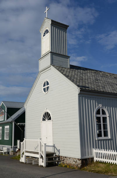 istock Church at Stykkisholmur, Iceland 841613628