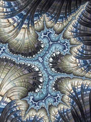 Background created by fractal geometry.