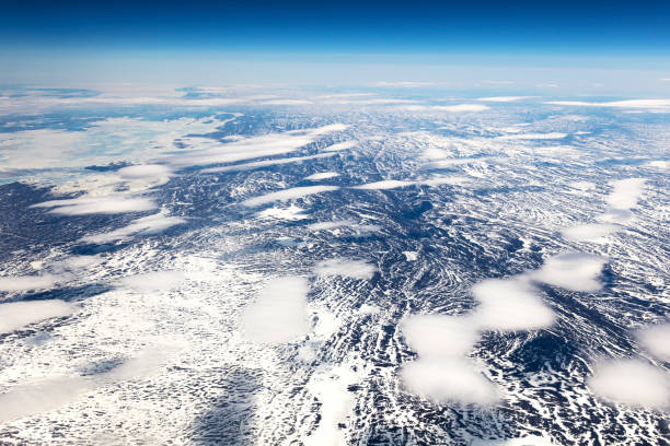 istock Arctic Landscape in Greenland, Aerial View 841639120