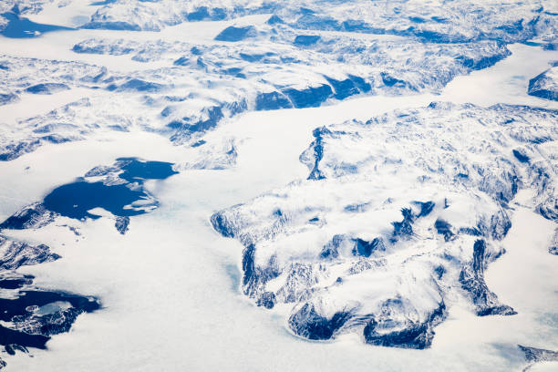 istock Arctic Landscape in Greenland, Aerial View 841642832