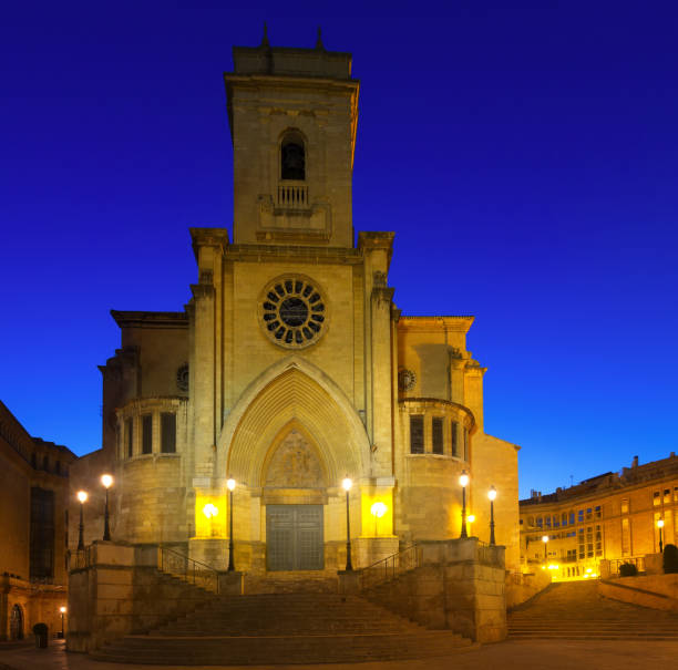 istock Cathedral  of San Juan de Albacete in evening time 841646708