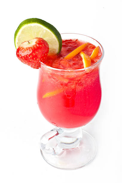 istock strawberry coctail with on white background 841653710