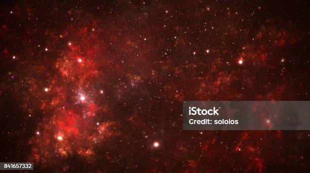 Red Stars Stock Photo - Download Image Now - Outer Space, Red, Galaxy