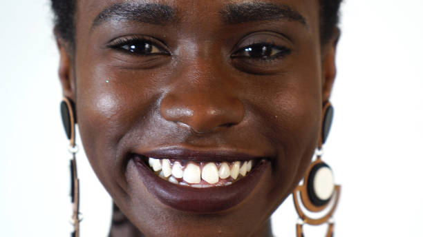 Beautiful Black Woman Smiling