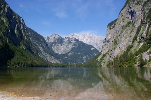istock The Lake Obersee with the Watzmann-East wall 841660118