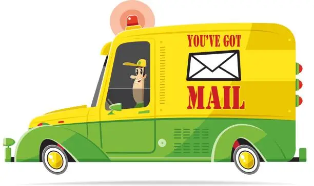 Vector illustration of You've got mail