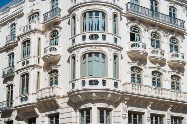 istock Ornate apartment building in downtown Malaga Spain 841664146