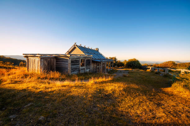 istock Sunset above Craigs Hut  in the Victorian Alps, Australia 841684662