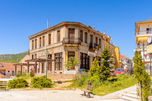 Kavala, Greece. Kavala Fortress - Ruins of a 15th century castle