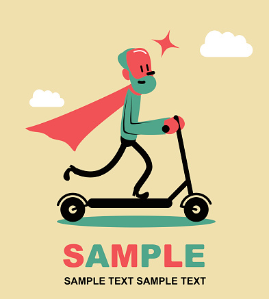 Super Senior Man Wearing A Red Cape Riding A Push Scooter Stay Young At Heart Side View Stock Illustration - Download Image Now - iStock Super Senior Man Wearing A Red Cape Riding A Push Scooter Stay Young At Heart Side View Stock Illustration - Download Image Now - iStock