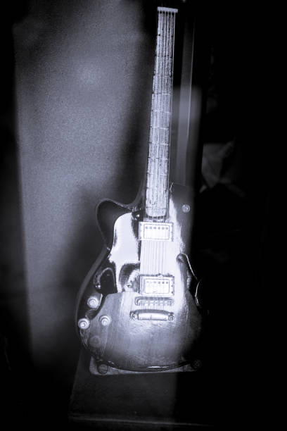 istock Standard miniature electric guitar 841719596