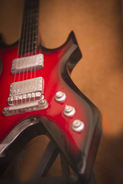 istock Standard miniature electric guitar 841719620