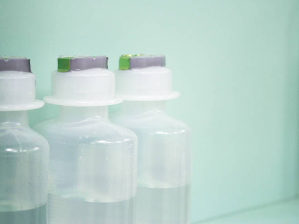istock Physiological serum bottles for veterinary clinic patients 841719642