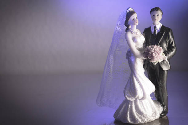 istock Newlyweds embraced bride and groom 841722394