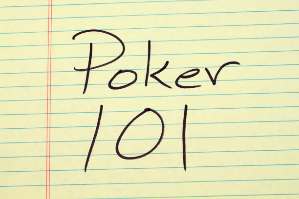 istock Poker 101 On A Yellow Legal Pad 841723214