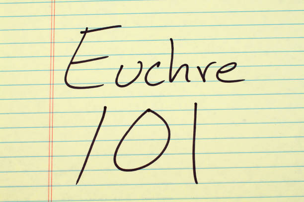 istock Euchre 101 On A Yellow Legal Pad 841723628