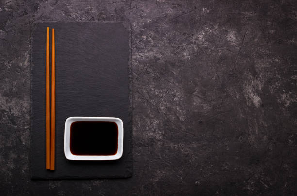 istock Sushi chopsticks and soy sauce 841723798