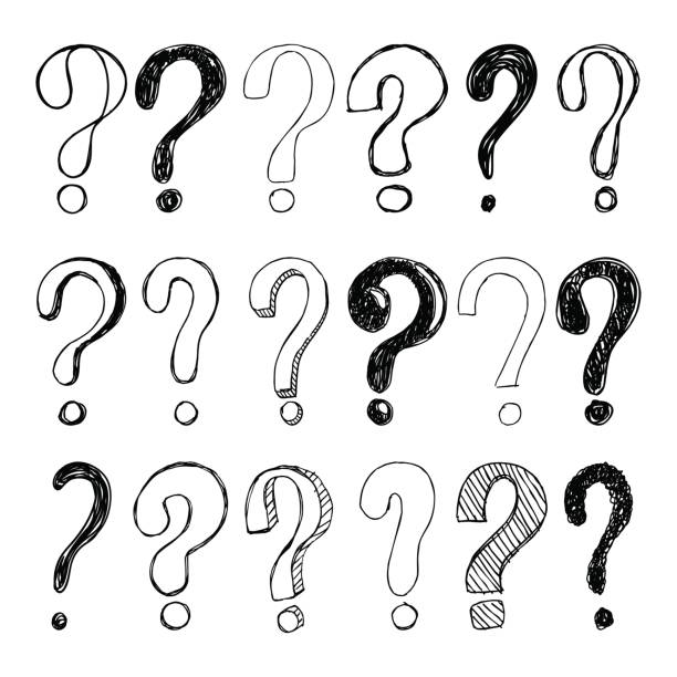 18,200+ Hand Drawn Question Mark Stock Illustrations, Royalty-Free