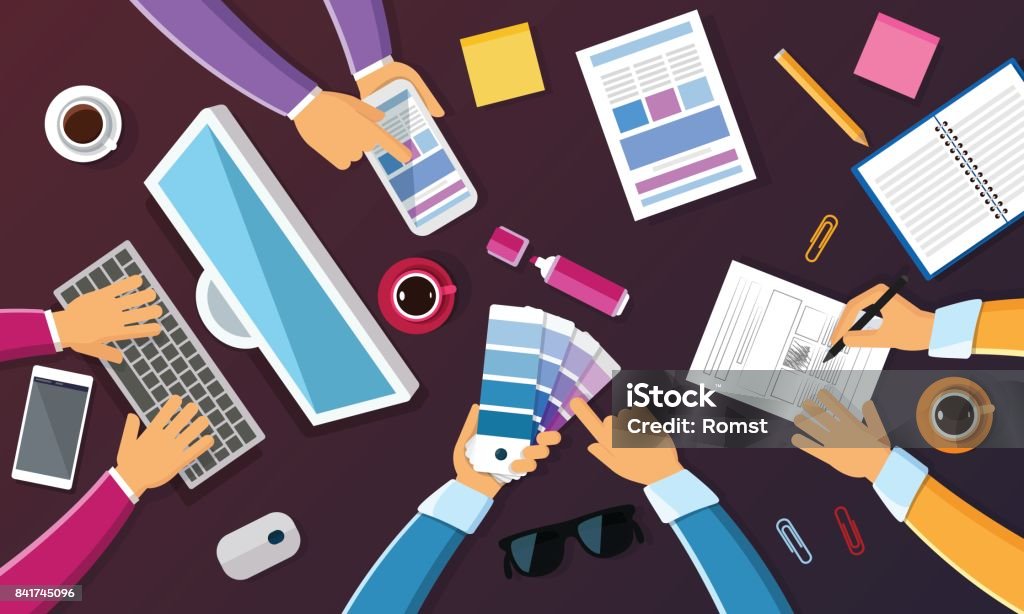 Design Process Stock Image Design Process Stock Illustration - Download Image Now - Art, Book ...
