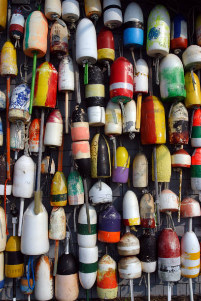 istock Buoys on the side of a beach shack 841748630