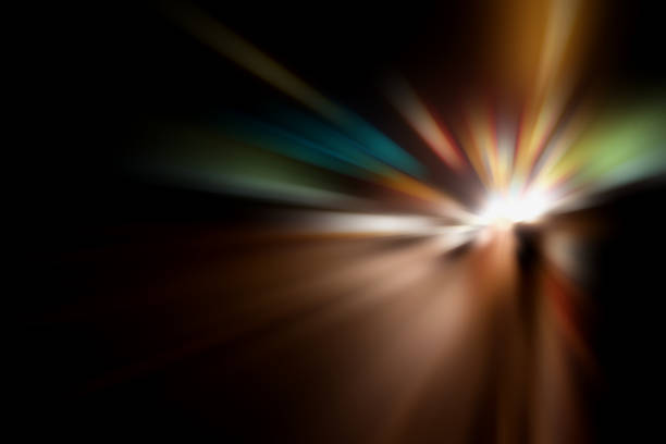 istock Blurry Illumination and night lights, car traffic motion blur the speed and dynamics 841752264
