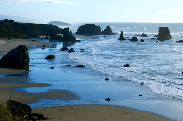 istock Rocky Pacific Northwest beach landscape view 841759460