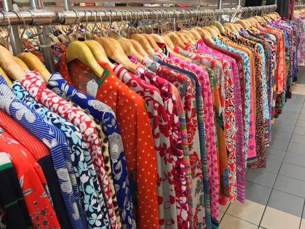 istock Row of colorful shirt 841762064