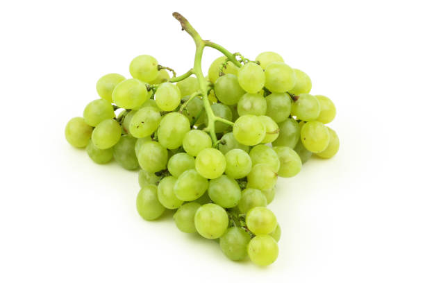 istock Bunch of Green Grapes    Isolated on White Background 841765920