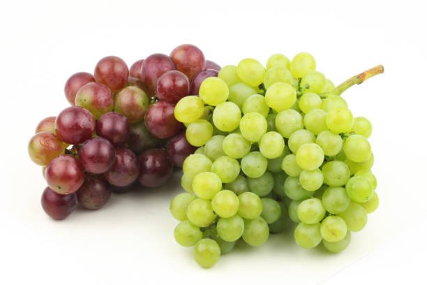 Grapes   Isolated on White Background
